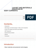 Advances in NDT and Materials Characterization by Eddy Currents