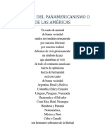 Himno Del Panamericanismo o de Las Américas