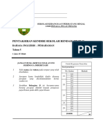 Pentaksiran Kendiri Sekolah Rendah (PKSR 2) : Bahasa Inggeris - Pemahaman 013/B Tahun 5