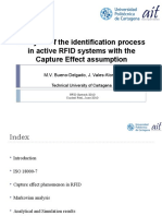 Analysis of The Identification Process in Active RFID Systems With The Capture Effect Assumption