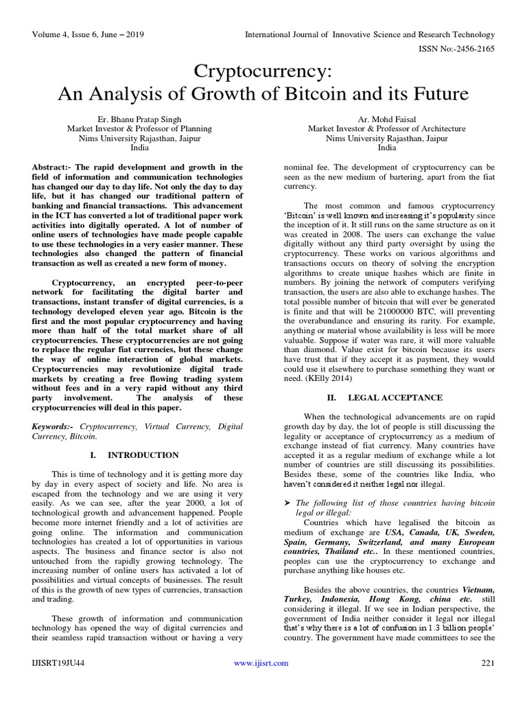 Bitcoin Growth and Future Insights | PDF | Cryptocurrency | Bitcoin