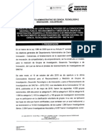 Version - Firmada TDR Convocatoria - Grupos Investigacion Investigadores 2017 PDF