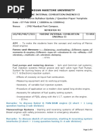 IMU-Marine Internal Combustion Engines-II