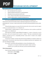 Lesson 2-Basics of Program Development