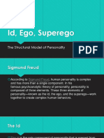 Freud's Structural Model of Personality