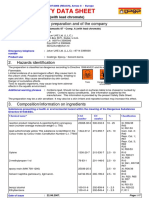 Safety Data Sheet: Identification of The Preparation and of The Company 1