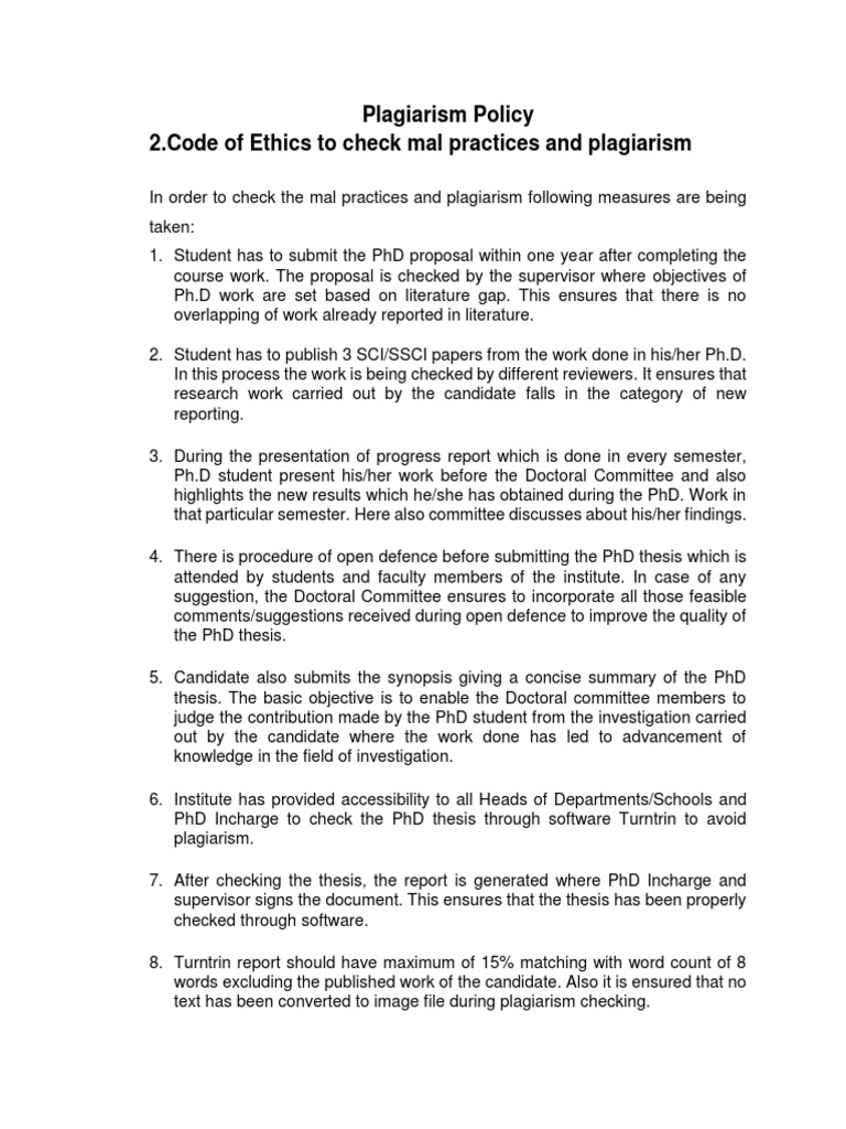 How much plagiarism is allowed in thesis in pakistan picture