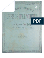 Manifiesto División Del Sur Manuel Serrano 1895 PDF