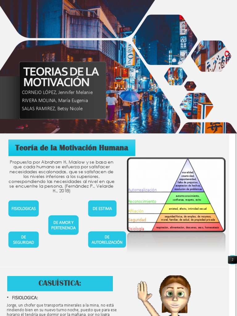 Teorias de La Motivación | PDF | Motivación | Motivacional