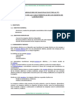 Informe Laboratorio de Maquinas Electricas N°1 Reconocimiento de Las Caracteristicas de Los Equipos de Laboratorio