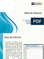 Semana #10 - Hoja de Cálculo MS Excel 2010