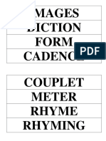 Images Diction Form Cadence