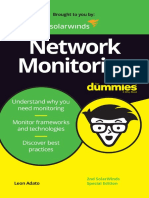 Network Monitoring For Dummies 2nd SolarWinds Special Edition