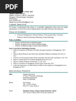My CV | PDF | Career & Growth