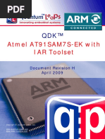 QDK Arm-Iar At91sam7s