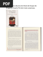 Testemunhos de Praticas Delituosas de Duarte Pio