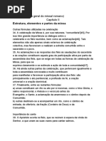 Formação. O Canto Na Missa