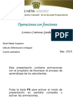 Operaciones Con Funciones