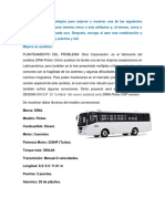 Analisis Morfológico Autobus