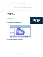 PRACTICA CALIFICADA Guía de Práctica N°6 Torneado (Fresado y Taladrado