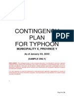 sample contingency plan
