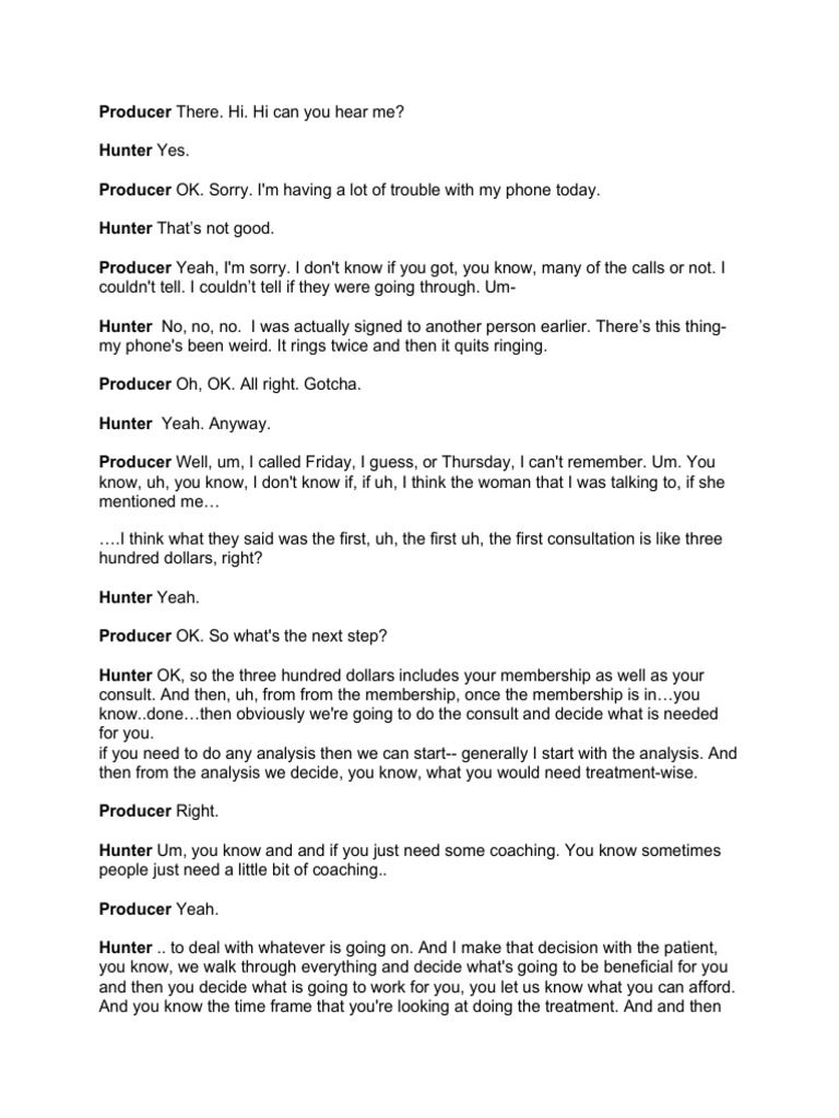 Transcript of June 3 Call Between Catharina Hunter and KSAT Producer ...