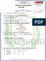 Evaluación Marzo Comunicsacion 2019