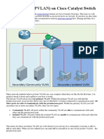 Private VLAN (PVLAN) On Cisco Catalyst Switch: Protected Port Previous Tutorial