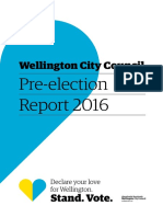 Wellington City Council: Pre-Election Report 2016