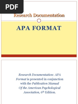 APA FORMAT 
