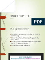 Procedure Text: Grade IX Deyan's SMPN 4 Bandung