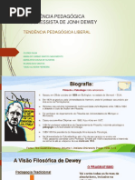 A Tendência Pedagógica de Jonh Dewey