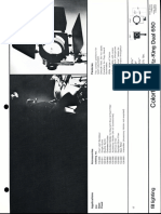 Colortran Quartz-King Dual 650 Spec Sheet 1970