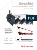 Lee Colortran Borderlight Spec Sheet 1988