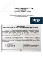 QC Building Permit Fees