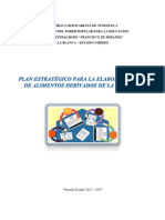 Plan Estratégico para La Elaboración de Alimentos Derivados de La Yuca.