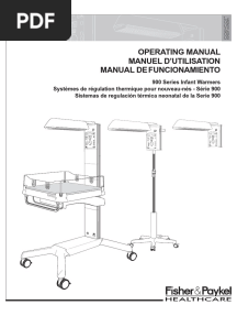 Fisher Paykel Cosycot - Manual de Funcionamiento PDF