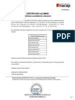 Certificado Períodos Académicos