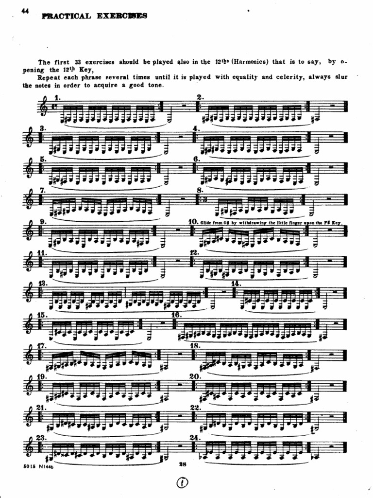Technique Exercise PDF