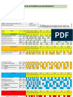 Cronograma de Actividades de Mantenimiento