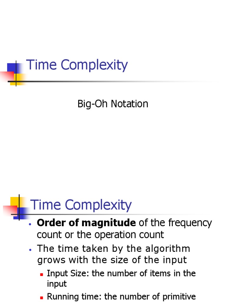 Understanding Time Complexity and Big-O | PDF | Time Complexity ...