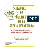 Manual de cultivo de la stevia