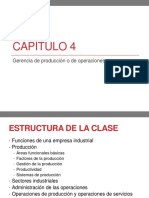 Capítulo 4 Gerencia de Producción o de Operaciones