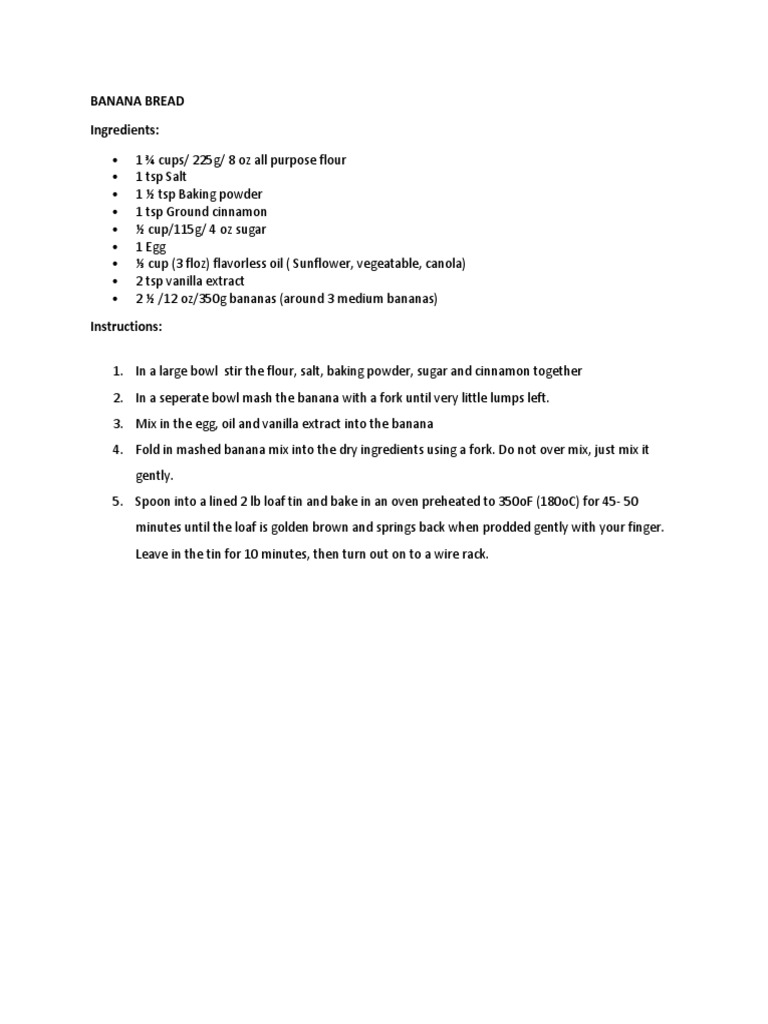 Baking Recipes PDF Cakes Butter