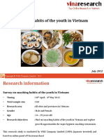W&S Report On Snacking Habits of The Youth in Vietnam 2012
