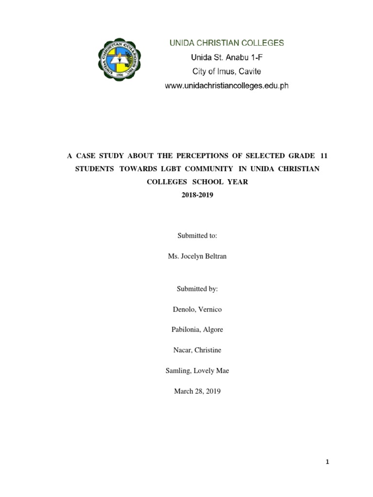 Perception of Student Towards LGBT | PDF | Homosexuality | Lgbt