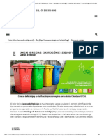 Canecas de Reciclaje - Clasificación de Residuos Por Color. - Canecas de Reciclaje - Proveedor de Canecas para Reciclaje en Colombia