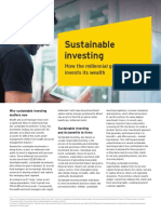 Behavioural Finance & Sustaianble Investing
