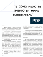 Shotcrete Como Medio de Sostenimiento en Minas Subterraneas (Georg E. Haag)