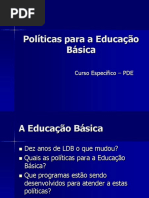 Políticas Para a Educação Básica